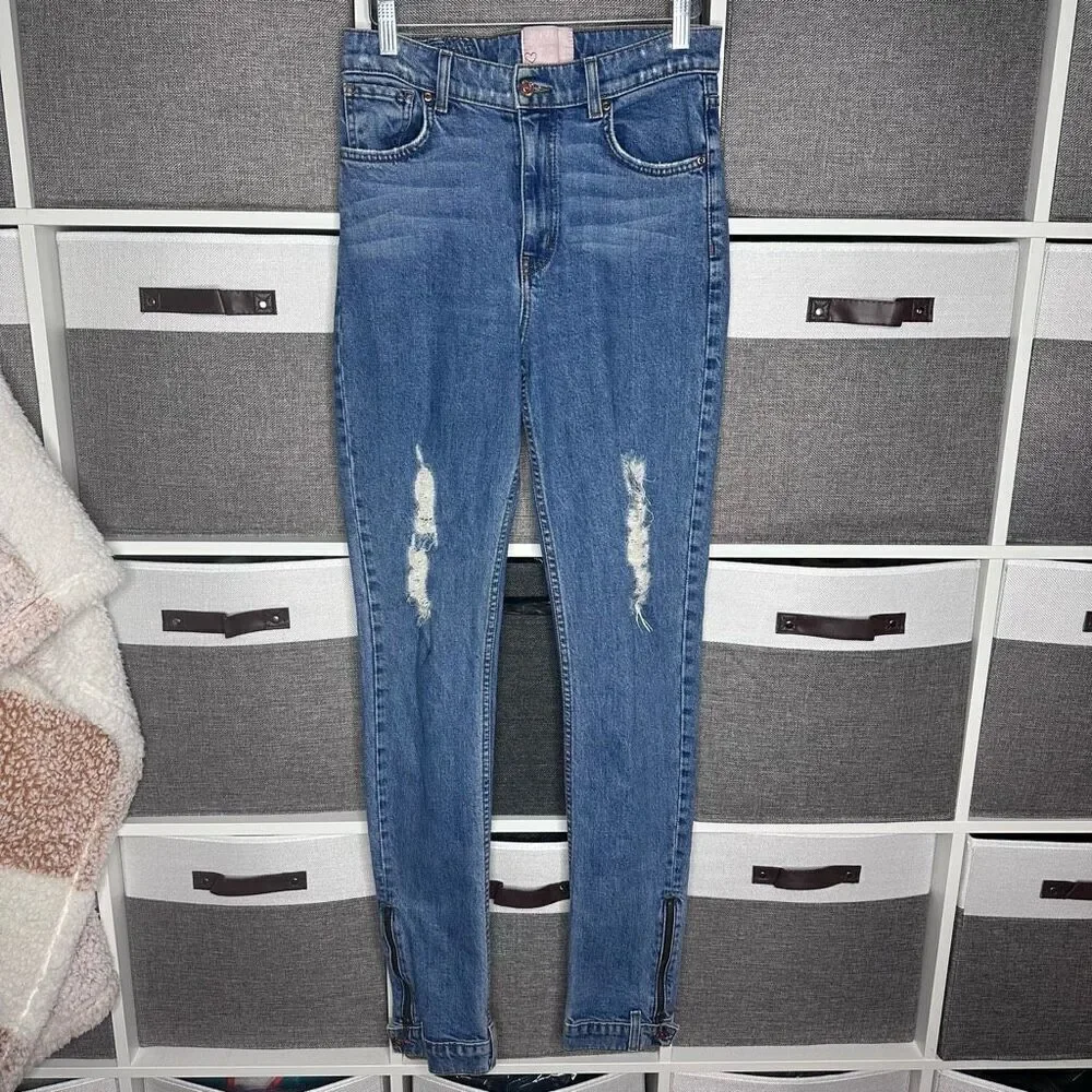 Revice Denim Farrah Medium Wash Jeans Size 28